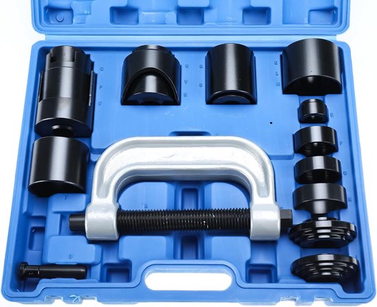 Professionele Kogelgewrichttrekker – 2-kaaks – 22 Mm Opening – Set Van 2 – Voor Auto's En Lichte Vrachtwagens – Koolstofstaal