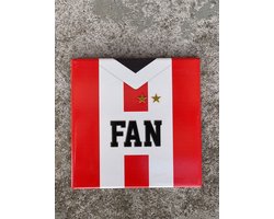Tegeltje PSV Fan | Hippe Spreuktegel | Voetbal | Afscheid cadeau| Nieuwe woning cadeau | Housewarming cadeau |Verjaardagscadeau | Birthday |Verjaardag |brievenbuscadeau