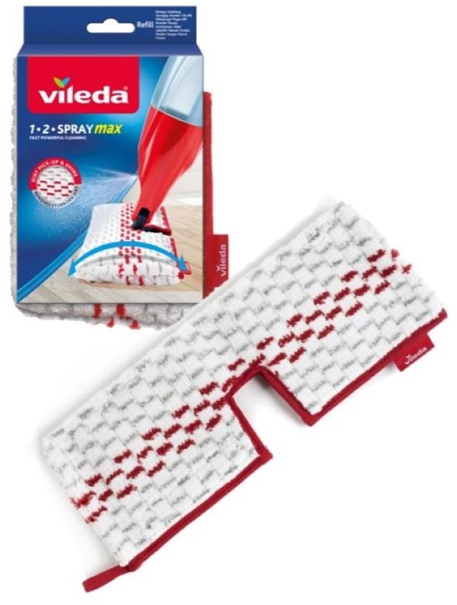 Goedkoopste Vileda 1.2.Spray MAX Vervanging - Microvezelpad voor 12 Spray Max systeem - 1 Stuk