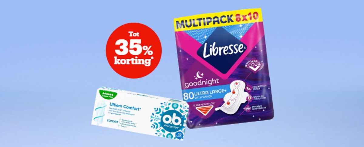 Tot 35% korting*