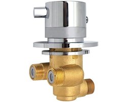 Thermostatische mengkraan messing