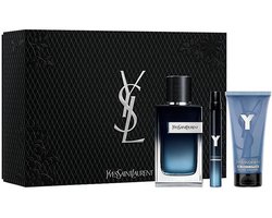 Yves Saint Laurent Y Eau De Parfum Spray Set - 100ml, 10ml, And Shower Gel 50ml