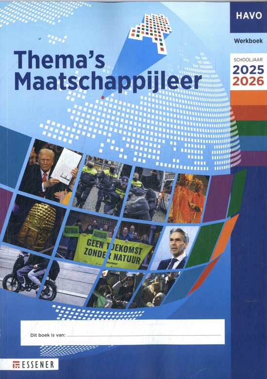 Essener Thema's maatschappijleer havo 2025-2026 werkboek - cover