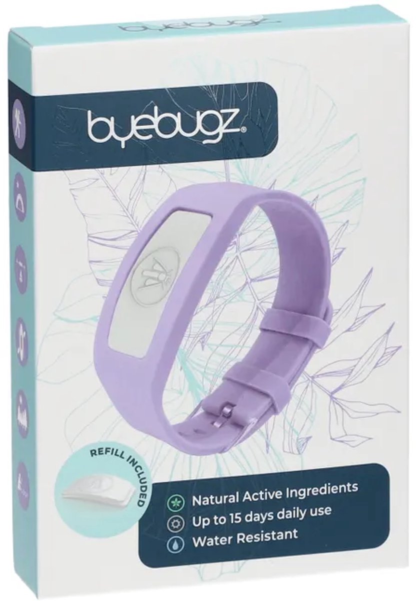 ByeBugz Anti-Insect Bangles Fresh Lavender