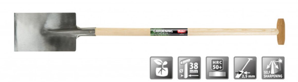 Polet Qt-dulspade antw.270/180 t-steel