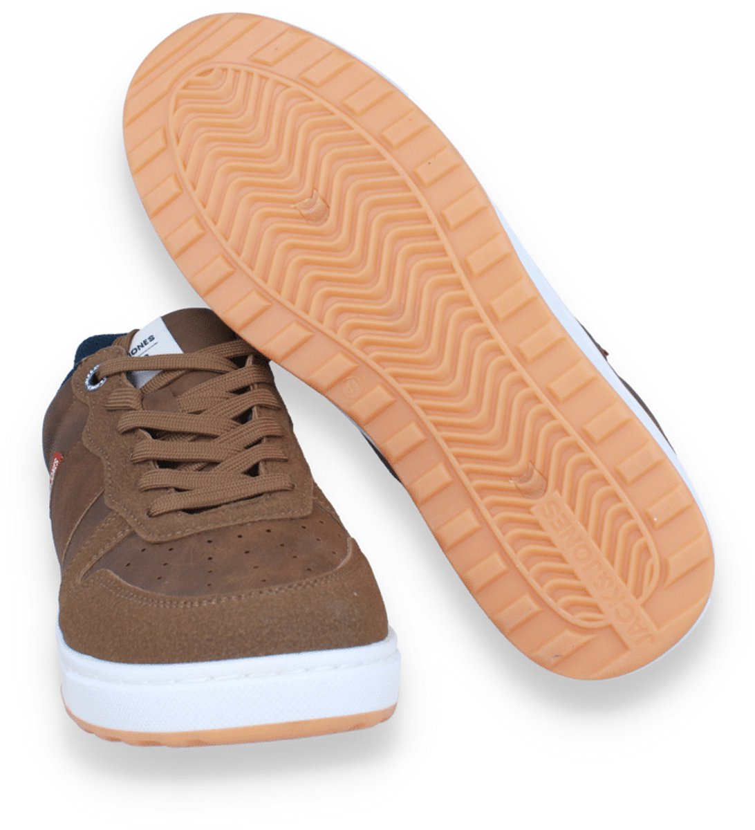 JACK&JONES - JFWBARNEY PU COMBO SNEAKER - Heren - Veterschoenen