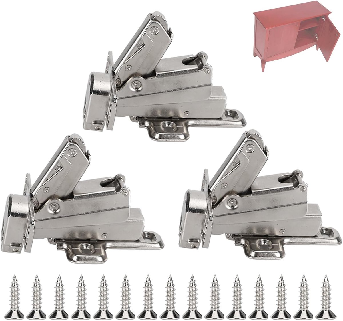 Hydraulisch Demper Scharnier SoftClose voor Kastdeuren - Meubelbeslag Accessoire met Pakket voor Kasten