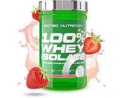 Scitec Nutrition Scitec Nutrition ® - 100% Whey Isolate (700 gram - Strawberry) - Aardbei - 28 eiwitshakes - whey protein isolate - whey isolaat - poeder