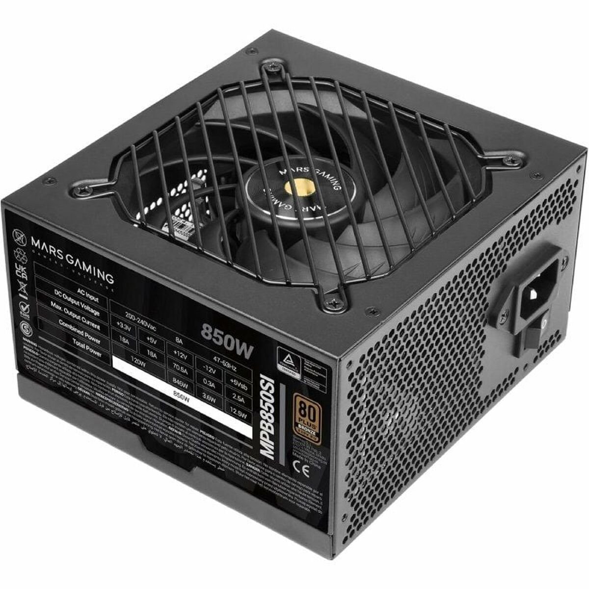 Mars Gaming Mpb850Si Atx 850 W 80 Plus Bronze