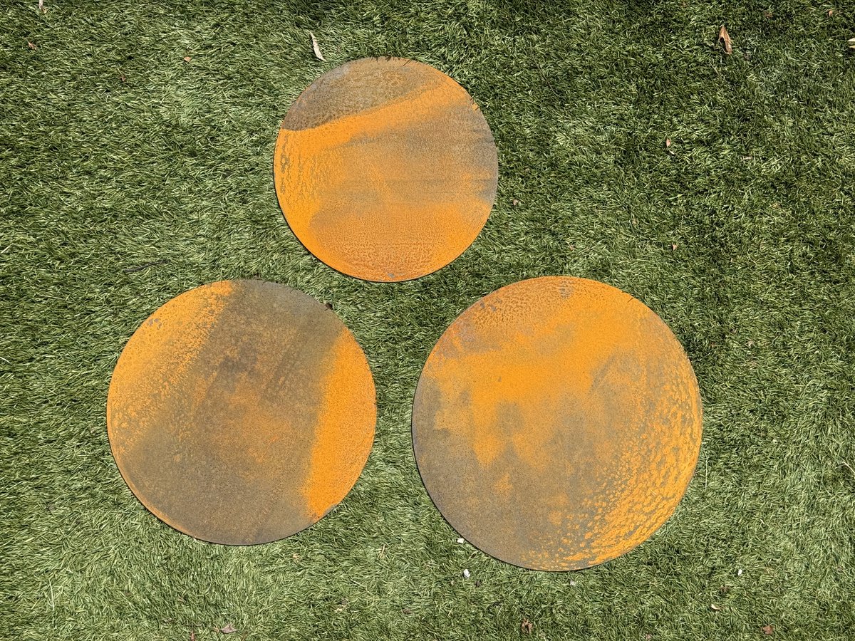 Stapsteen ROUND - 40x40cm - CORTENSTAAL