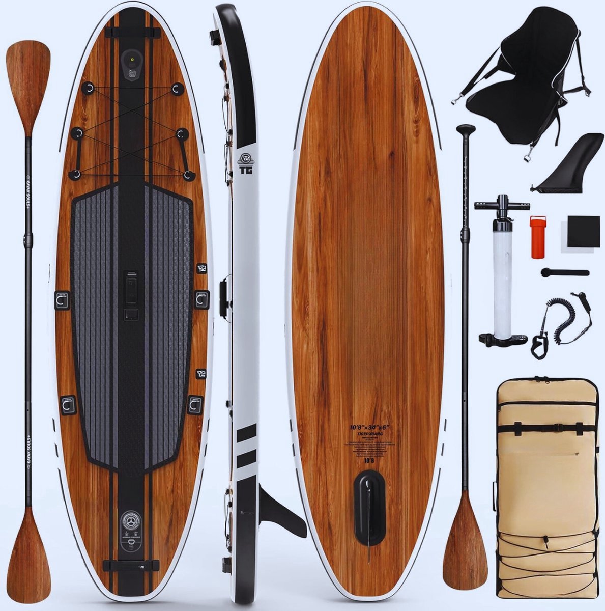 Thuys – Pandora Collectie – Opblaasbaar SUP – Board 330 x 86 x 15 cm – Premium Paddleboard Accessoires