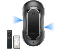 LIECTROUX YW810 Ramenreinigingsrobot – Dubbele Automatische Waterverstuiving – 70 ml Waterreservoir – Bediening via Tuya Bluetooth App & Afstandsbediening