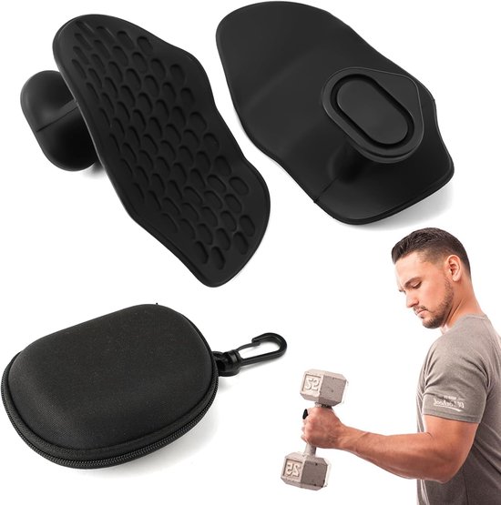 Foto: Fitness grip pad voor pull ups non slip silicone weightlifting handles universele grip pads voor mannen en vrouwen gym palm guard handles voor krachttraining cross training equipment