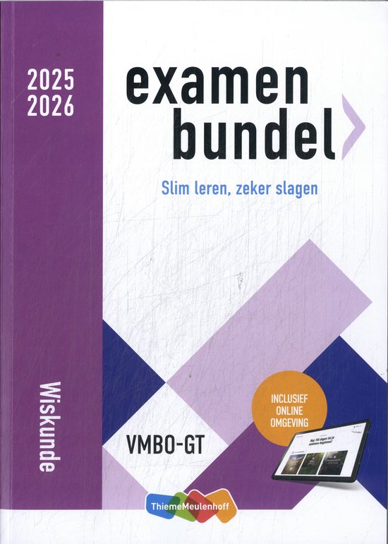 Examenbundel vmbo-gt Wiskunde 2025/2026 - cover