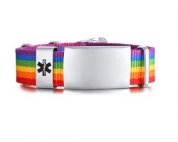 Medische Armband Regenboog – QR-code – Inclusief 1 Jaar Gebruik – BeSafeCharm