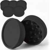 High Aspect - 5x Premium Grinder NOIR 50MM - Bio à herbes - Broyeur - Eco - 1 couche - avec doseur