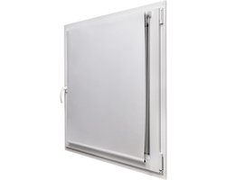 Wit Rollo-4 Zijwaarts uittrekbare rolgordijnen Clampfix verduisterend rolgordijn zonder boren