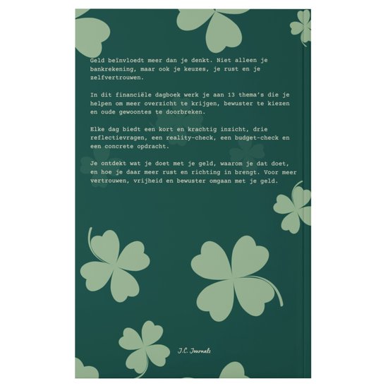 Financieel Dagboek - Budget Planner - Money Mindset Journal - Financieel Vrij - Dagboek Volwassenen - Met Quotes en Oefeningen - Anti Stress - Dagboek voor Zelfreflectie - Budgetplanner