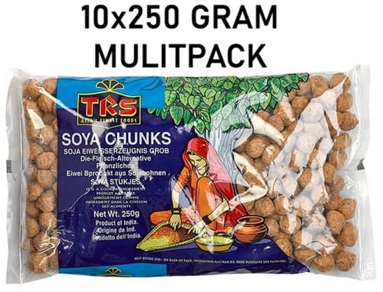 TRS Soya Chunks - Soya Brokken - VEGAN - VEGA - 10x250gr MULTIPACK