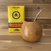 Yerba Mate set + bombilla + Canarias 500 gram