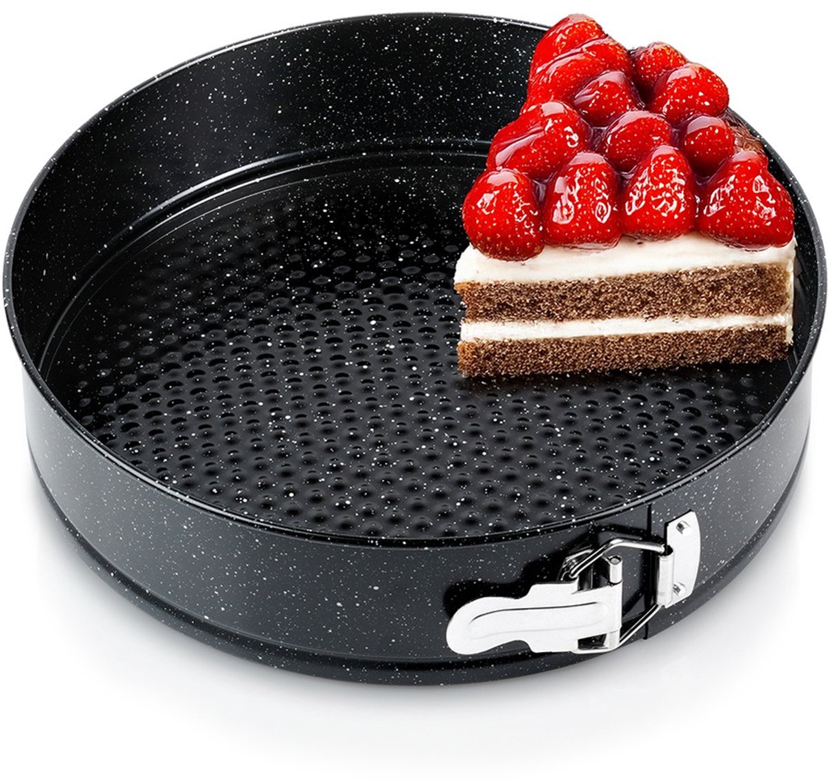 Springvorm Graniet 28 cm - Taartvorm - Bakvorm - Cakevorm