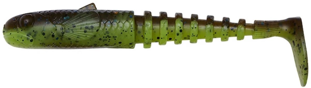 Savage Gear Gobster Shad 9cm 9g Chartreuse Pumpkin 5 stuks