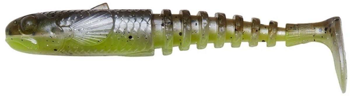 Savage Gear Gobster Shad 9cm 9g Green Pearl Yellow 5 stuks