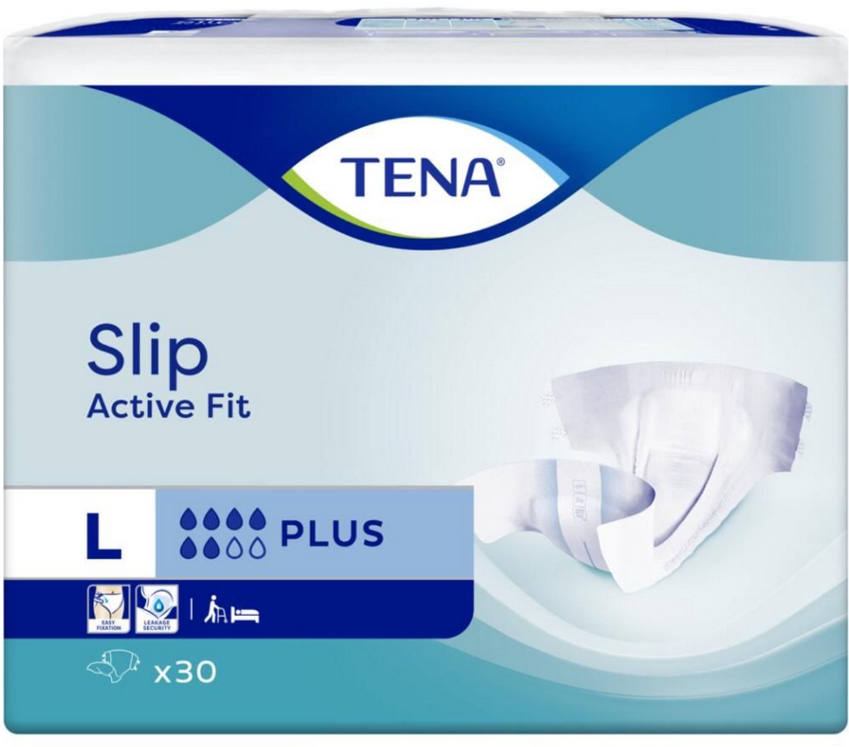 Tena Slip Active Fit Plus Large - 3 pakken van 30 stuks