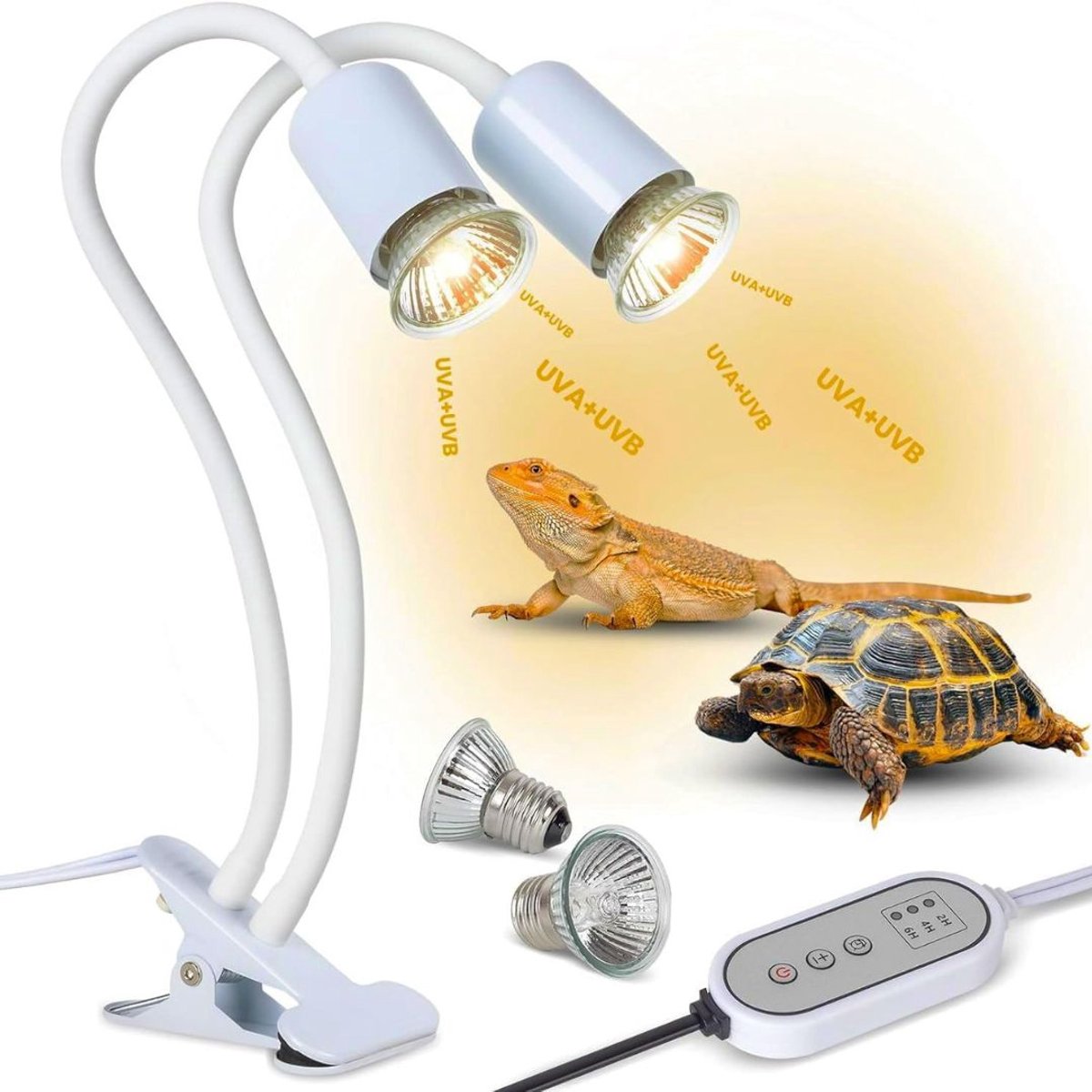CLGP® Warmtelamp Reptielen - Terrarium - Wit