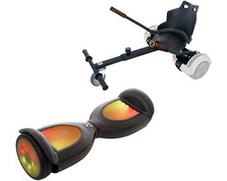 Jetson Prism Hoverboard Zwart PRO Met Hoverkart Zwart - All-Road 6.5 inch Wielen - Oxboard - LED Verlichting - UL2272 Gecertificeerd