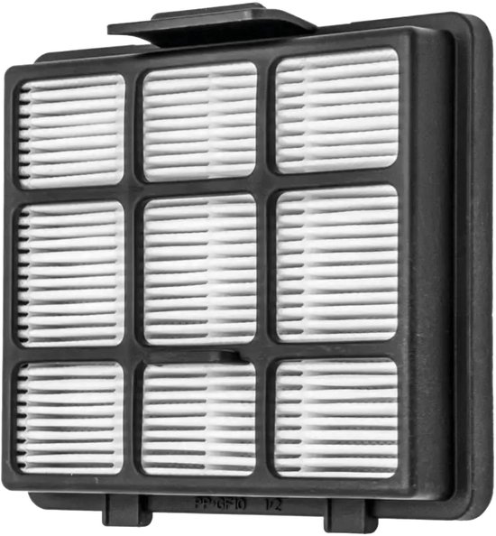 Multaparts® stofzuigerfilter met lamellen en schuim 121 x 107 x 28 mm | Geschikt voor diverse merken als Inventum, Princess, Quigg, Sencor, Tomado en Zelmer | Alternatief voor Inventum 21200900120, 21200900010