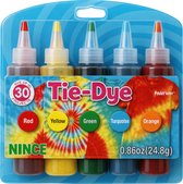 Nince Tie-Dye de haute qualité Kit 3 - Kit complet de 5 couleurs textile - Kit Tie-Dye - Peinture Tie Dye qualité premium 3 variantes