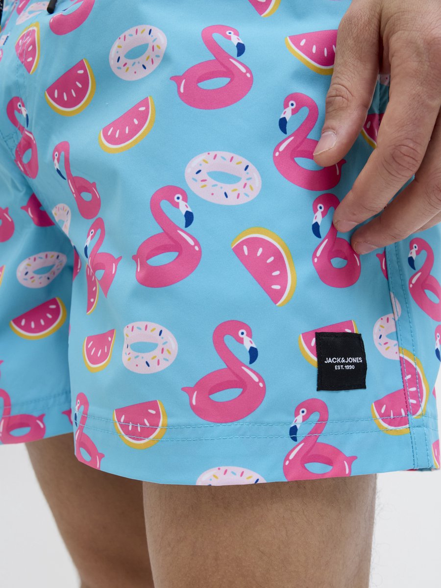 Jack & Jones Jpstmaui Jjswim AOP Tiles AKM, Quiet Harbor, S Dès 14