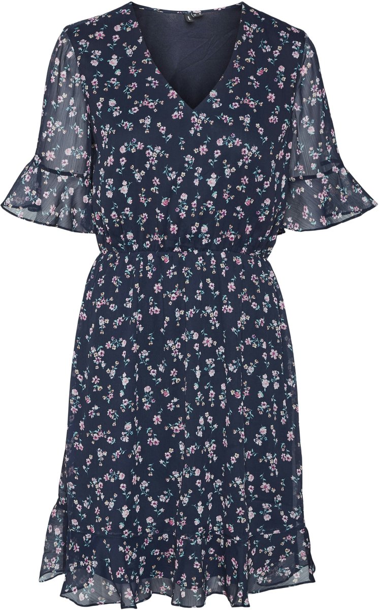 VERO MODA - VMSMILLA 2/4 SHORT DRESS WVN GA - Dames - Mini jurken