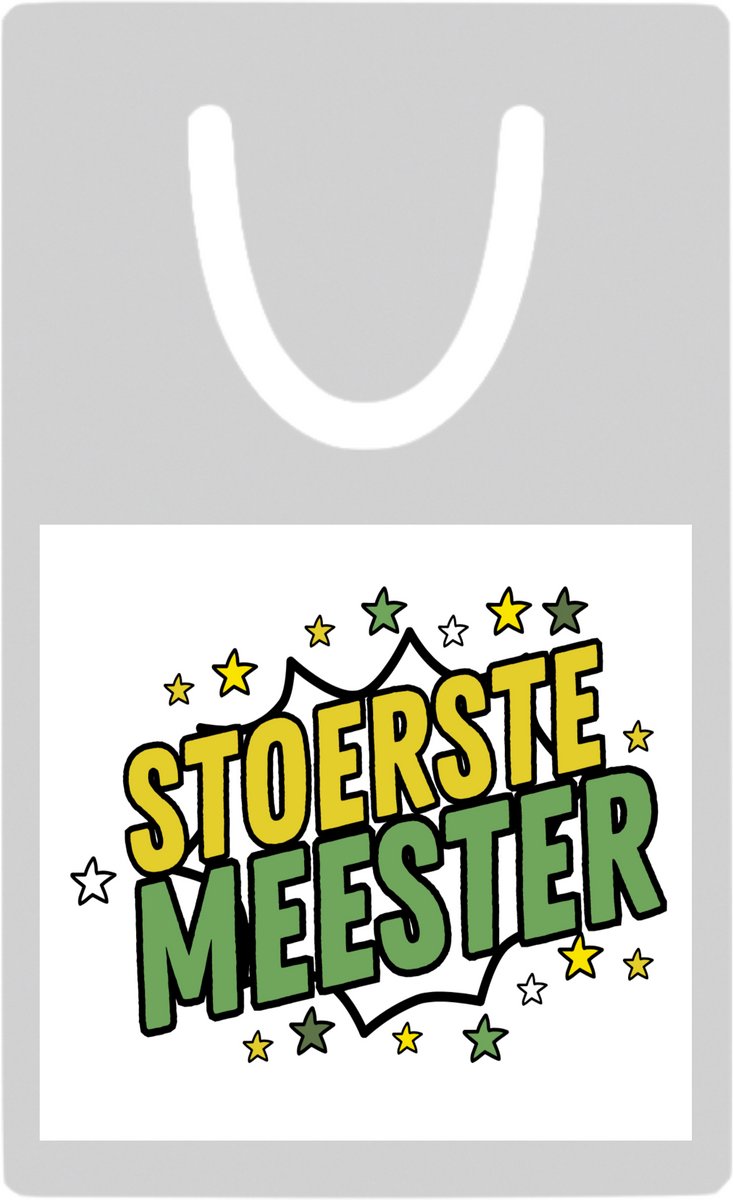 Hacebo® - Stoerste meester metalen boekenlegger- Meester - beste meester - school - verjaardagscadeau - afscheidscadeau - kado Bladwijzer boekenleggers - 7.6 cm x 5cm