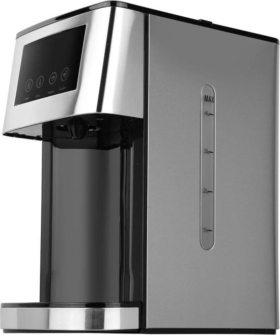 Trebs 99341 Heet waterdispenser 4l met instelbare temperstuur ZwartZilver Trebs 99341 Heet waterdispenser 4l met instelbare temperstuur ZwartZilver
