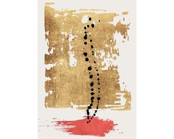 Fotobehang DripDrop DD119949 A.S. Création ARTist Goud Zwart Antraciet Vlies 280 x 200 cm (2 Teile) 3D Fotobehang op maat