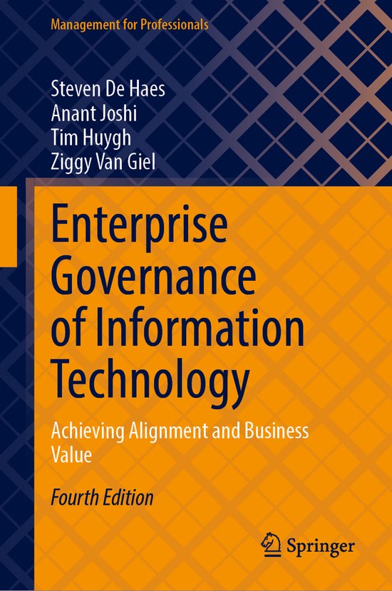 Management for Professionals- Enterprise Governance of Infor ... - cover