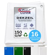 Perfect Cover Cover® - 2x3m - Strong - Wit - Mobilier de jardin - Bâche de voiture - Bâche - Résistant aux intempéries - Résistant aux UV et aux déchirures