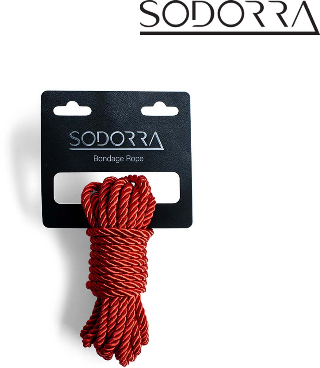 Sodorra - Bondage Rood Touw 5 m - Ongecompliceerd