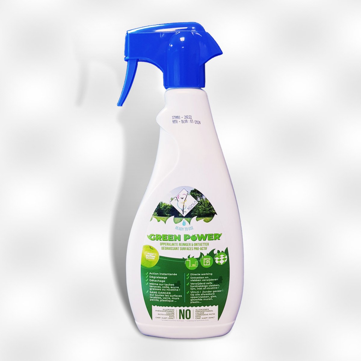Koala - Green Power - Oppervlaktereiniger & ontvetter - 750 ml