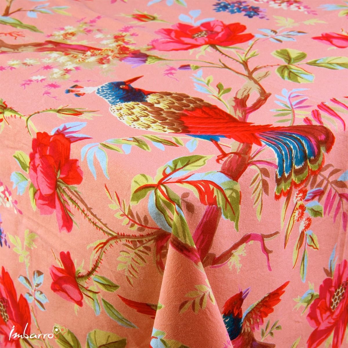 Imbarro Home & Fashion tafelkleed uit de paradise collectie in de kleur Blossom 150 x 240 cm