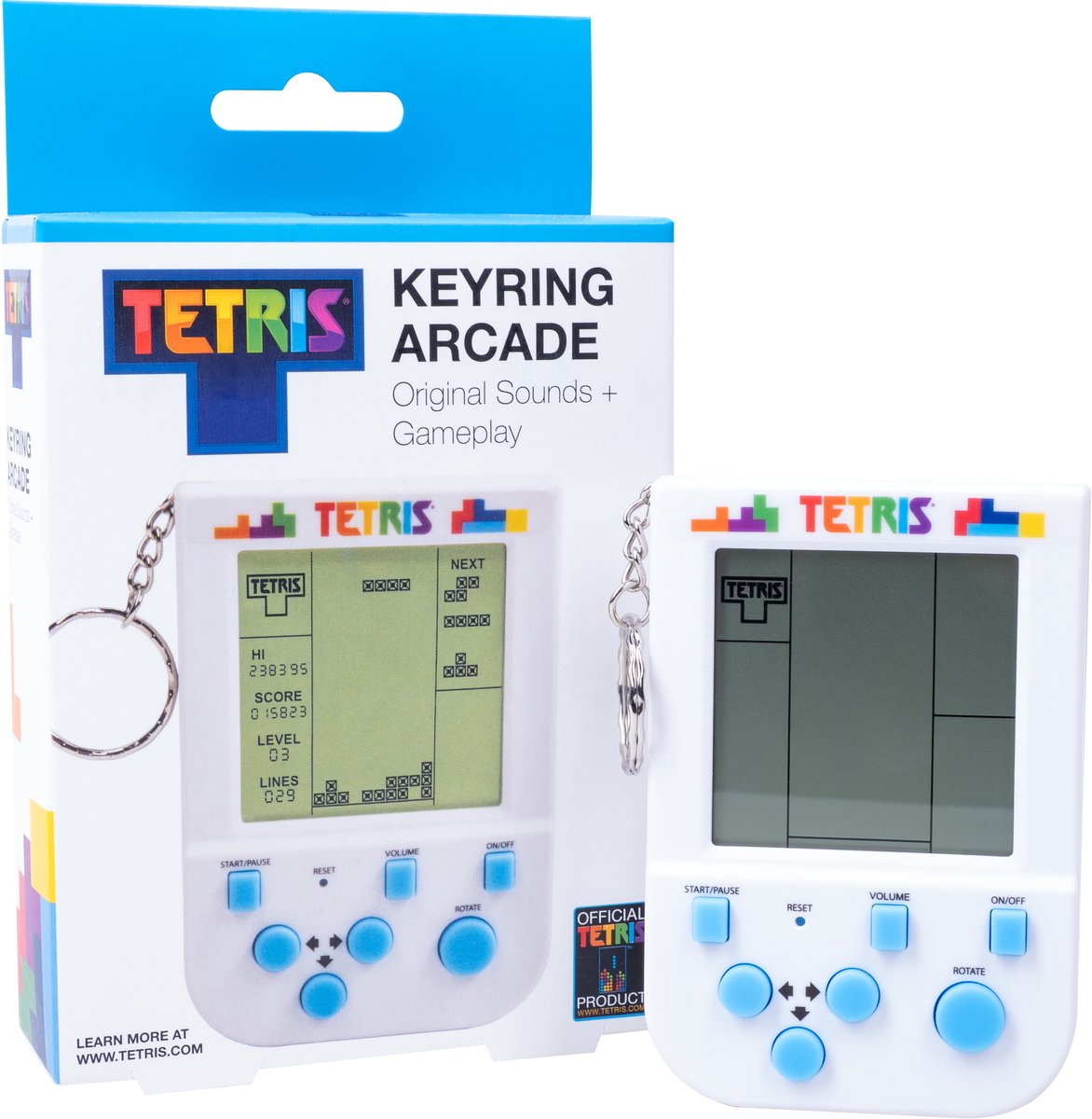 Tetris - retro gaming handheld (sleutelhanger)