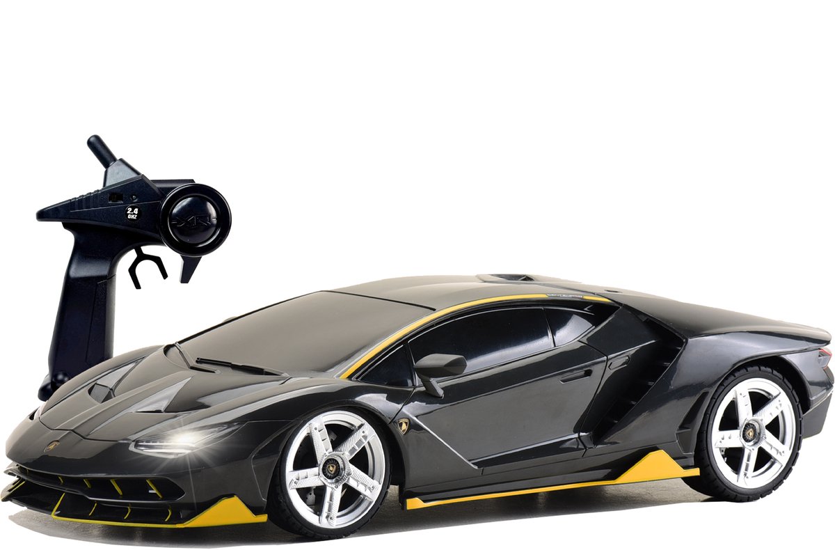 Gear2Play RC Lamborghini Centenario zwart 1:12 - Bestuurbare auto - 2.4 GHz met verlichting