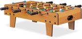 Tafelvoetbal - Volwassenen - Speeltafel - Kinderen - 69x37 cm - Bruin/Groen
