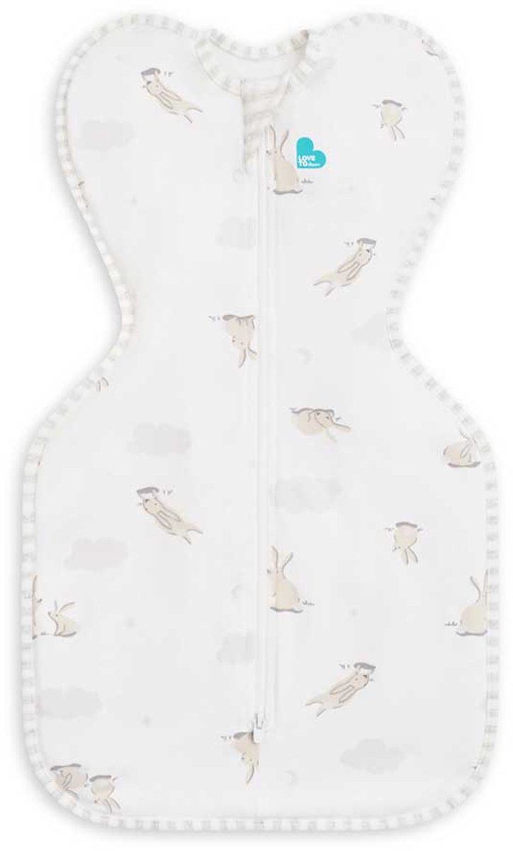 Love to Dream™ Babyslaapzak Swaddle Up™ - Inbakeren - Baby 3-6 maanden - 6- 8.5 kg - All season - 1.0 TOG - Cloud Bunnies