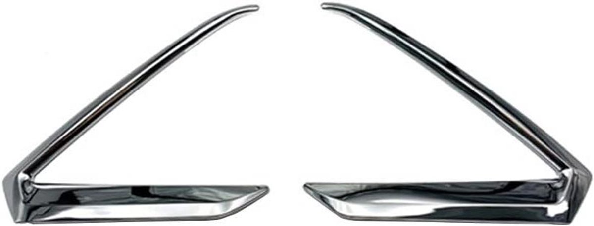 Image of 1 Paar Zilveren Achtermistlamp Cover Trims voor Auto UX200 UX250h UX260h, Eenvoudig te Installeren - Versier uw Auto in Stijl met deze Accessoire voor een Luxueuze Uitstraling