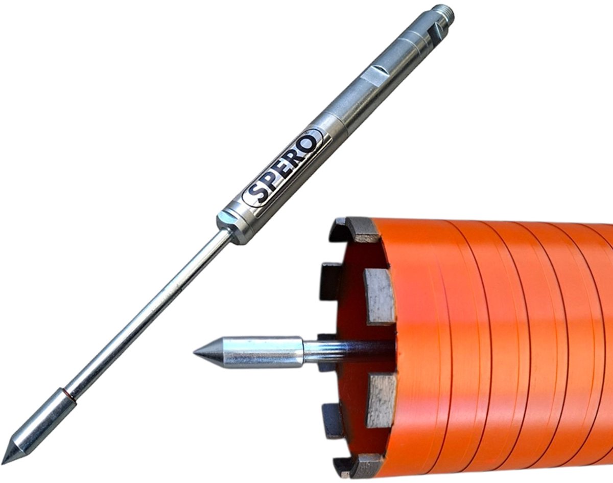 Centreerpunt - 425mm UNC NAT BETON Lang Diamantboren - Centreerpen - SPERO