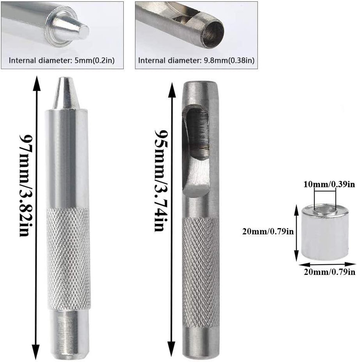 Oogjesset, Oogje Tool Kit-400 stuks, Oogje Tangen Metalen