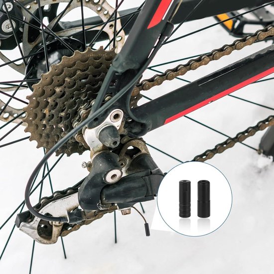 Fietskabel einddoppen, fiets remkabel dop 50 stuks MTB fiets